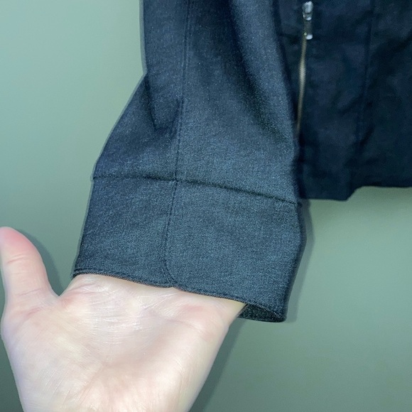 Renuar Black and Gray Blazer Tailored Fit Notched Lapel - Picture 5 of 13